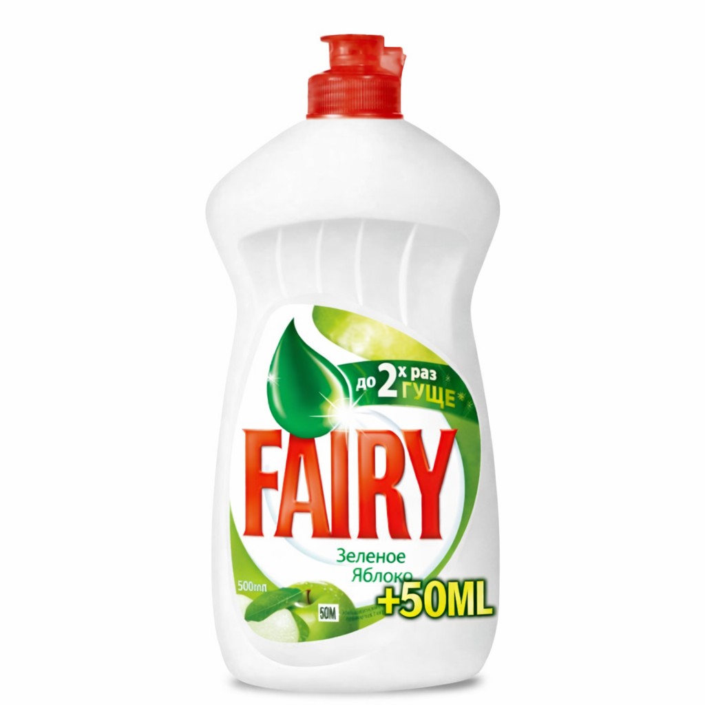 Dishwasher liquid "Fairy" 0.5L - ვაშლი