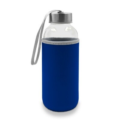 Glass bottle 420 ml w pokrowcu