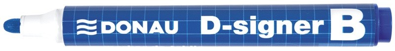 დაფის მარკერი შლადი / ბორდ მარკერი DONAU ლურჯი (მრგვალი თავით)