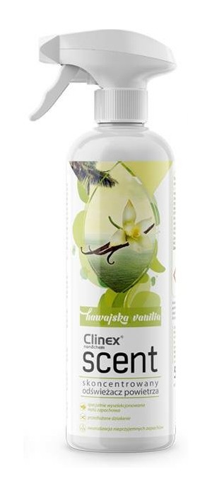 ჰაერის არომატიზატორი CLINEX Scent HAWAIIAN VANILLA (500მლ) 3-4 დღიანი ეფექთი
